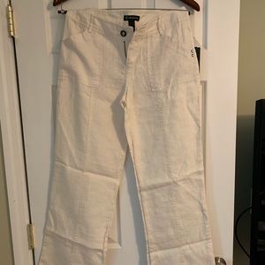 Beige Linen Pants NWT